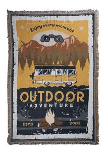 Manta versátil de algodón para picnics y relajación en el hogar - Product Image 5