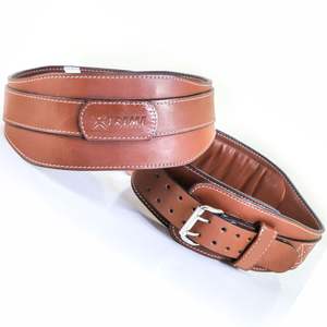 Cinturón de Cuero de Alta Resistencia de 6 Pulgadas de Ancho para Entrenamiento con Pesas, con Protección Profesional y Hebilla Ajustable para Levantamiento de Pesas - Product Image 5