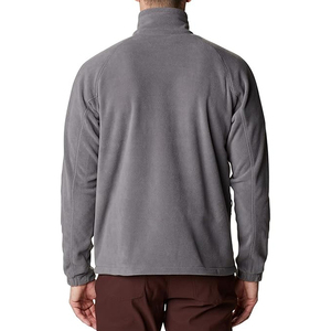 Chaqueta de Forro Polar Gris para Hombre ELEGANT CORPORATION, Cierre de Cremallera de un Cuarto, Cuello Alto, Ropa Casual de Invierno, Material de Poliéster Transpirable, Corte Regular - Product Image 4
