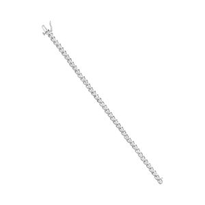 Bracciale a maglie a C con diamanti da 1.00 carati totali, in argento sterling 925, colore I-J, purezza I3, bracciale tennis alla moda - Product Image 4