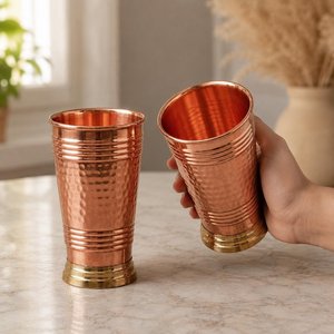 Taza Moscow Mule de Cobre Martillado al por Mayor, Taza de Cobre Puro para Agua, Cerveza y Cócteles, Vaso Artesanal para Bar, Proveedor de Tazas para Beber - Product Image 3