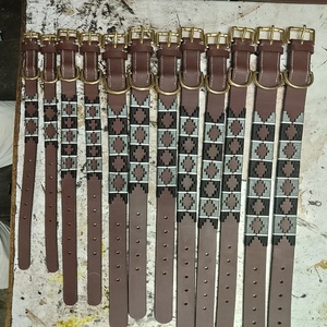 Halter de caballo acolchado de cuero inglés de primera calidad, cuero genuino cómodo con costuras elegantes, mejor precio, fabricante - Product Image 5