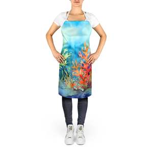 Large Multicolor Seaweed <b>Apron</b> for Cooking Baking Crafts Gardening-Unisex <b>Kitchen</b> Server for Adults Men and <b>Women</b> - Product Image 2