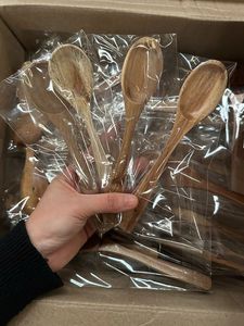 Premium Quality Modern Bamboo Long Handle Spoon Eco-Friendly Natural Wood Cooking Utensil for Camping Export VIETCHOICE - Product Image 6