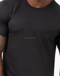 เสื้อฟิตเนสคอกลมคุณภาพพรีเมียมสำหรับผู้ชาย ปี 2026 ขายส่ง แห้งเร็ว ระบายอากาศได้ดี ไร้ตะเข็บ ผลิตจากผ้าสแปนเด็กซ์และโพลีเอสเตอร์ น้ำหนัก 180 กรัม - Product Image 4