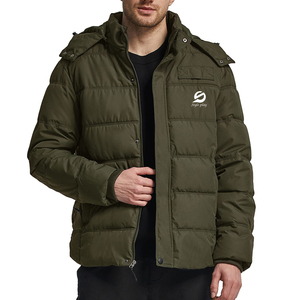 Chaquetas Acolchadas con Capucha para Hombre, Nuevo Estilo, al Mejor Precio al por Mayor, Calidad Duradera, Etiqueta Privada Personalizada, Cierre de Cremallera, Impermeables - Product Image 3