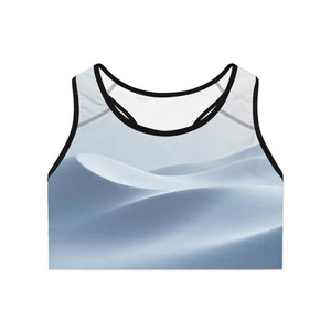 Sujetador Deportivo para Niñas con Logotipo Personalizado, Resistente a Impactos, de Alta Sujeción, Estilo Deportivo con Contraste de Color, para Yoga y Gimnasio, Sin Ajuste, Doble Capa, Tallas Grandes - Product Image 3