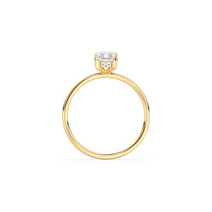Bague de fiançailles REYES personnalisée en argent sterling 925 avec moissanite taille radiant de 1,04 carat pour femme, bijoux certifiés GRA - Product Image 6