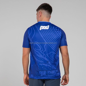   Ensemble de maillots de football haute performance en jersey 100 % polyester de qualité supérieure, design uni, manches courtes - Product Image 2