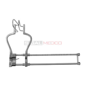เครื่องมือผ่าตัดกระดูกและข้อแบบโค้ง ยี่ห้อ Balfour รุ่น Retractor ขนาด 12 นิ้ว (30.5 ซม.) พร้อมใบมีดด้านข้างแบบ Fenestrated ความลึก 4 นิ้ว - Product Image 4