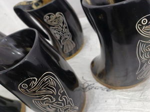 Corne à boire viking faite à la main FAIZA CRAFT, très vendue, pour vin et bière, idéale pour mariages, hôtels et restaurants - Product Image 3