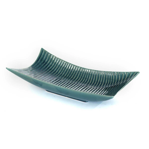 Plateau de service élégant en céramique, plat décoratif de luxe pour la cuisine, idéal pour servir des collations, des desserts lors de vos dîners à la maison ou lors de vos fêtes, à prix abordable. - Product Image 4