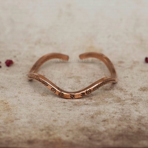 Chất Lượng Cao Vật Liệu Đồng Phụ Nữ Vòng Đeo Tay Trang Sức Set Mạ 18K Vàng Trang Sức Cuff Bangle Set Tại Giá Thấp Bởi Hàng Thủ Công Sang Trọng - Product Image 4