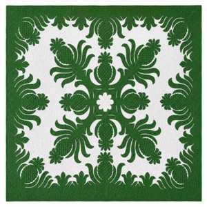Hermosas y Elegantes Colchas con Patrones Verdes, 100% Algodón, Colchas Hawaianas para el Hogar, Decoración de Camas de Hotel, Conjuntos de Colchas con Estilo - Product Image 3