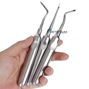 Élévateur manuel en acier inoxydable pour racine apicale, forceps d'extraction dentaire, instrument chirurgical pour le retrait des dents, poignée ergonomique - Product Image 5