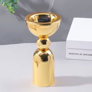 Wholesale Modern Geometric Metal <b>Bakhoor</b> Burner Gold White Silver Ball Stand <b>Oud</b> Incense Holder Bulk Arabian Mabkhara Ramadan De - Product Image 5