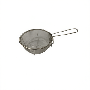 Panier de friteuse rond de 23 cm, outil spécialisé pour une friture efficace - Product Image 1