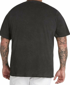 เสื้อยืดโลโก้ OEM แบบกำหนดเอง คุณภาพสูง ดีไซน์ย้อมสีแบบแอซิดวอช ผ้าฝ้าย 100% ระบายอากาศได้ดี ทรงโอเวอร์ไซส์ สีพื้น เป็นมิตรกับสิ่งแวดล้อม สไตล์สตรีทแวร์ - Product Image 5