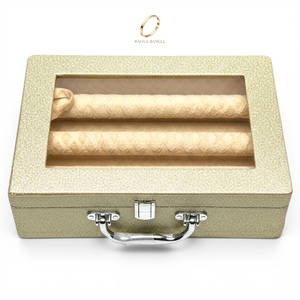 Classic Style Multipurpose Jewelry Organizer Jewelry <b>Box</b> Storage Transparent Lid for Boutique Plain Display PU Velvet Wholesale - Product Image 3