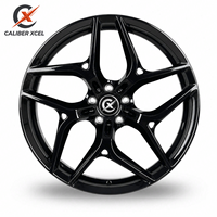 Jantes forgées CALIBER XCEL à rayons creux en maille, design direct usine, 18-22 pouces, 5x112/114.3/120