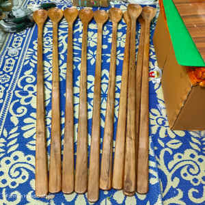 Cuchara gigante artesanal de madera de acacia, utensilio de cocina y para servir de primera calidad a precio económico. - Product Image 2