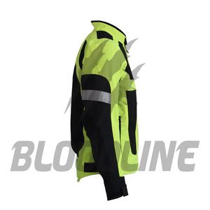BLOODLINE Men's Full Sleeve Reflective <b>Softshell</b> <b>Jacket</b> Windproof Outdoor Sport Wear All Seasons - Product Image 1