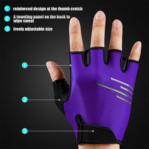 Gants de cyclisme unisexes d'été les plus vendus, demi-doigts, écologiques, en nylon de haute qualité, pour la musculation et le cyclisme - Product Image 5