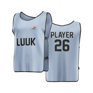 Vêtements de football pour hommes personnalisés, à séchage rapide, antibactériens, maillots de sport unis, imprimés numériquement, sans manches, 100% polyester, grandes tailles - Product Image 3