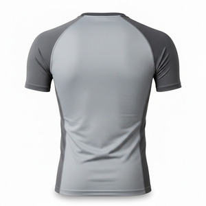 T-shirt de compression sublimé à motifs inaltérables, vêtement de sport haute performance en Spandex, coupe ajustée pour la musculation - Product Image 3
