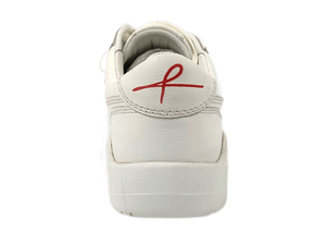 Zapatos de Hombre Blancos de Cuero Genuino con Cordones, Transpirables, con Entresuela de EVA, Suela de TPR, Logotipo Grabado, Ligeros, para Todas las Temporadas - Product Image 4