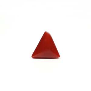 Natural Red Coral Loose Gemstone 6.15 Carat 10x12mm Oval Cut for Fine Jewelry - Product Image 1