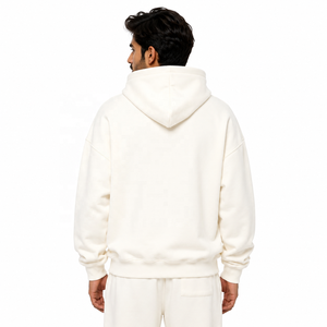 Fournisseur d'exportation de vêtements : Sweats à capuche en molleton de coton, grammage lourd, coupe décontractée, style pull-over, et ensembles de survêtement (sweat à capuche et pantalon de jogging) - Product Image 3