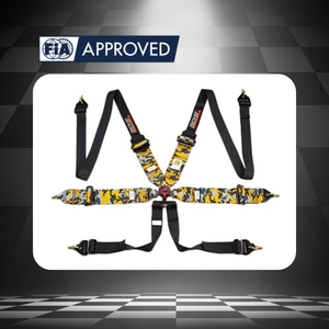 Arnés de Seguridad Deportivo Ligero y Duradero FIA de 6 Puntos con Cinta de Poliéster para Auto de Carreras OEM ODM - Product Image 1