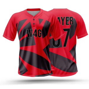 Purple Geometric Pattern Baseball Jersey Men's Short Sleeve Moisture Wicking Sublimated Print Regular Fit Adult Sport Apparel - Product Image 5