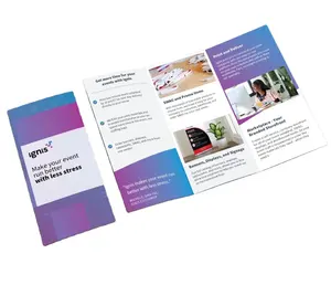 Fabbrica di produzione di massa professionale Design personalizzato di lusso Brochure servizio di stampa progettazione dal produttore vietnamita