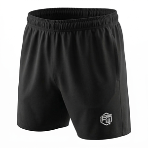 Shorts de sport d'été personnalisés pour hommes, style urbain avant-gardiste, taille élastique, double couche, doublure de compression, imperméables - Product Image 1