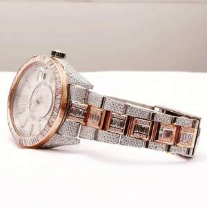 Latest Amazing Iced Out Moissanite <b>Diamond</b> Wrist <b>Watch</b> Hip Hop Style <b>Watch</b> for Men at Wholesale Price Moissanite <b>Watch</b> - Product Image 4