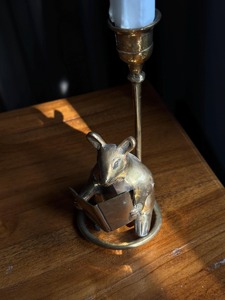 Whimsical Rabbit Reading <b>Candle</b> Holder Perfect For Home Decor Living Room And Kids Room Styling Handcrafted From India - Product Image 5