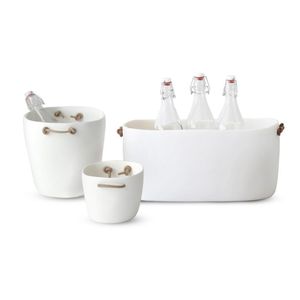 Seau à glace en résine de luxe, conteneur de refroidissement de boissons haut de gamme pour vin, champagne, bière, bac de stockage de glace - Product Image 2