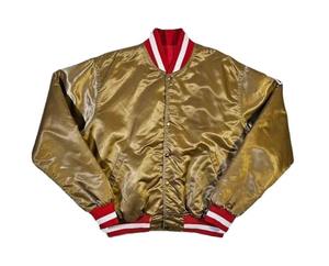 Vestes de baseball en satin de haute qualité pour hommes, respirantes, grandes tailles, style universitaire, tissu satiné - Product Image 5