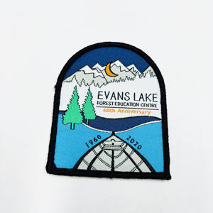 Popular Color Gradient Woven Labels Custom Made Woven Label <b>Maker</b> - Product Image 5