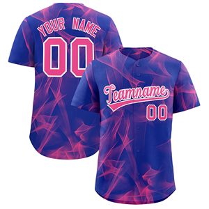 Maillot de baseball coupe classique fabriqué en usine pour vêtements de sport, prix raisonnables, chemise unisexe à double couleur avec boutons - Product Image 1