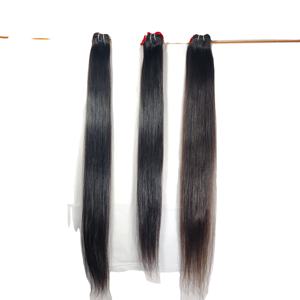 Venta al por mayor 100% sin procesar Remy cutícula alineada Color Natural onda profunda Templo Vietnamita paquetes de cabello humano barato recto - Product Image 2