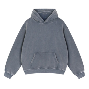 Hoodie Femme Streetwear 100% Coton à Manches Longues, Grammage Lourd, Délavé à l'Acide, Nouvelle Arrivée, Meilleur Style, Prix Bas - Product Image 1