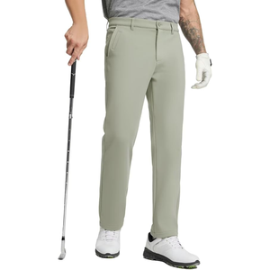 กางเกงกอล์ฟบุขนแกะสำหรับผู้ชาย กางเกงซอฟต์เชลล์กันน้ำ สำหรับออกกำลังกาย กิจกรรมกลางแจ้ง เดินป่า กางเกงกันหนาวบุฉนวนสำหรับผู้ชาย - Product Image 1