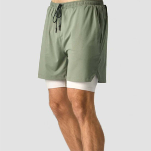 Shorts de course confortables pour hommes, shorts de sport respirants pour l'entraînement - Product Image 1
