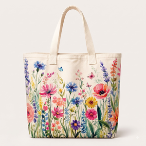 Sac fourre-tout en toile de jute naturelle réutilisable et écologique, impression personnalisée, autres motifs, grande capacité, sac de courses, sac à main HINDVANTA - Product Image 1