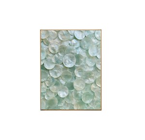Panneau mural de luxe en nacre naturelle, coquillage marin, artisanat, vente en gros directe d'usine, pour salon de villa contemporaine - Product Image 1