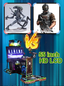 Máquina recreativa de tiro con agua y hielo operada con monedas, pantalla de alta definición, 2 jugadores, simulador de pistola de agua interactiva electrónica - Product Image 6