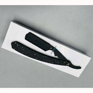 Private Label Shaving Razor Barber Razor Stainless Steel Straight Single Blade Barber Razor with LOGO Custom Packing Offers - Product Image 3